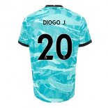 Maillot Liverpool NO.20 Diogo Jota Exterieur 2020 2021 Bleu