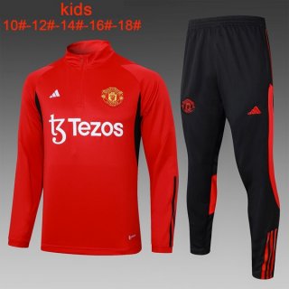 Enfant Training Manchester United 2024 Rouge 2 Enfant Training Manchester United 2024 Rouge 2