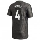 Maillot Manchester United NO.4 Jones Exterieur 2020 2021 Noir