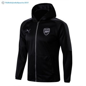 Survetement Arsenal 2017 2018 Noir Gris