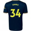 Maillot Arsenal NO.34 Xhaka Third 2019 2020 Bleu