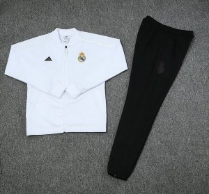 Survetement Real Madrid 2018 2019 Blanc Noir