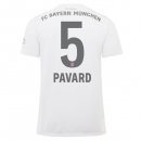 Maillot Bayern Munich NO.5 Pavard Exterieur 2019 2020 Blanc