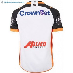 Maillot Rugby Wests Tigers Exterieur 2018 Blanc