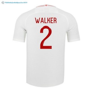 Maillot Angleterre Domicile Walker 2018 Blanc Maillot Angleterre Domicile Walker 2018 Blanc