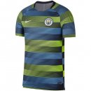 Maillot Entrainement Manchester City 2018 2019 Bleu Vert