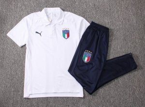 Polo Ensemble Complet Italie 2018 Blanc