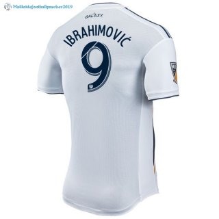 Maillot Los Angeles Galaxy Domicile Ibrahimović 2017 2018 Blanc