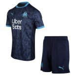 Maillot Marseille Exterieur Enfant 2020 2021 Bleu