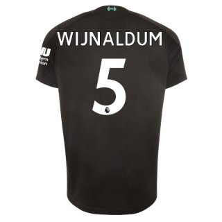 Maillot Liverpool NO.5 Wijnaldum Third 2019 2020 Noir Maillot Liverpool NO.5 Wijnaldum Third 2019 2020 Noir