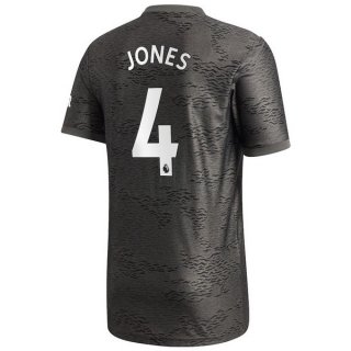 Maillot Manchester United NO.4 Jones Exterieur 2020 2021 Noir Maillot Manchester United NO.4 Jones Exterieur 2020 2021 Noir