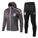 Survetement Bayern Munich 2018 2019 Gris Blanc