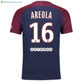 Maillot Paris Saint Germain Domicile Areola 2017 2018 Maillot Paris Saint Germain Domicile Areola 2017 2018