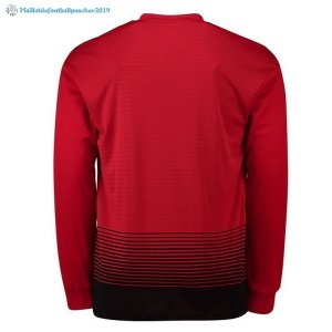 Maillot Manchester United Domicile ML 2018 2019 Rouge