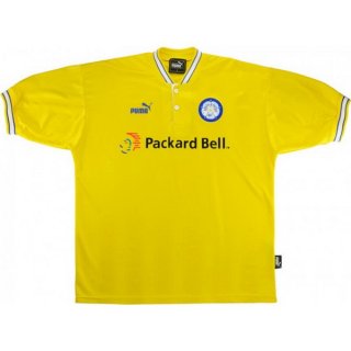 Thailande Maillot Leeds United Exterieur Retro 1997 1998 Jaune Thailande Maillot Leeds United Exterieur Retro 1997 1998 Jaune