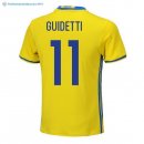 Maillot Sweden Domicile Guidetti 2018 Jaune