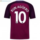 Maillot Manchester City Exterieur Kun Aguero 2017 2018