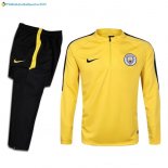 Survetement Manchester City 2017 2018 Jaune