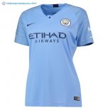 Maillot Manchester City Domicile Femme 2018 2019 Bleu