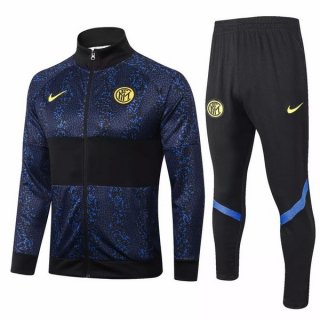 Survetement Inter Milan 2020 2021 Bleu Noir