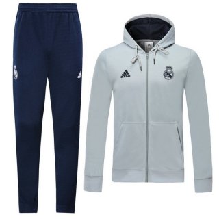 Survetement Real Madrid 2019 2020 Bleu Gris