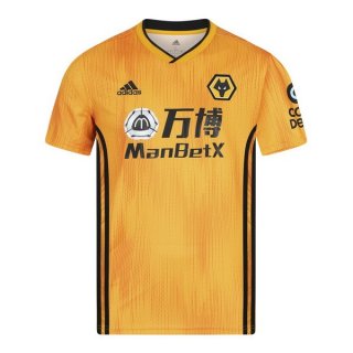 Maillot Wolves Domicile 2019 2020 Jaune