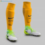 Chaussette Exterieur Atlético de Madrid 2017 2018 Jaune