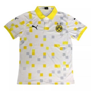 Polo Borussia Dortmund 2020 2021 Jaune Blanc