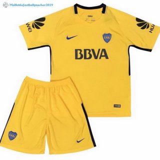 Maillot Boca Juniors Exterieur Enfant 2017 2018 Jaune Maillot Boca Juniors Exterieur Enfant 2017 2018 Jaune