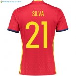 Maillot Espagne Domicile Silva 2016