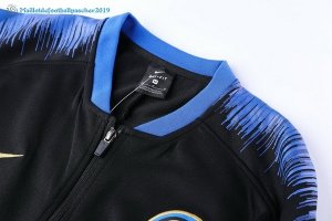 Survetement Inter Milan 2018 2019 Noir Bleu