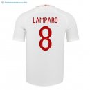 Maillot Angleterre Domicile Lampard 2018 Blanc