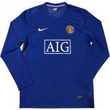 Maillot Manchester United Exterieur ML Retro 2007 2008 Bleu