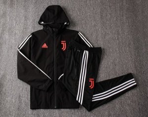 Coupe Vent Juventus Ensemble Complet 2019 2020 Noir Blanc