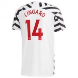 Maillot Manchester United NO.14 Lingard Third 2020 2021 Blanc