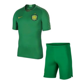 Maillot Guoan Domicile Enfant 202019 202020 Vert