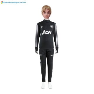 Survetement Manchester United Enfant 2017 2018 Gris Marine