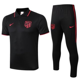 Polo Atlético de Madrid Ensemble Complet 2019 2020 Noir Polo Atlético de Madrid Ensemble Complet 2019 2020 Noir