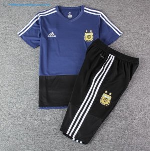 Maillot Entrainement Ensemble Complet Argentine 2018 Bleu