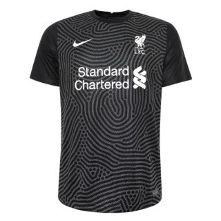 Thailande Maillot Liverpool Domicile Gardien 2020 2021 Noir