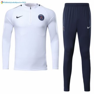 Survetement Paris Saint Germain 2017 2018 Blanc