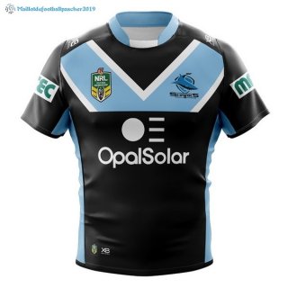 Maillot Rugby Cronulla Sharks Exterieur 2018 Noir