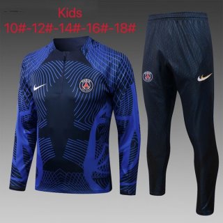 Enfant Survetement Training PSG 2023 Bleu 2