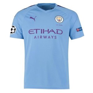 Thailande Maillot Manchester City Domicile 2019 2020 Bleu