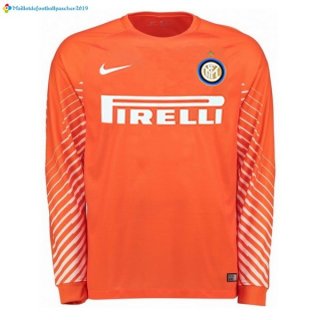 Maillot ML Inter Gardien 2017 2018 Orange