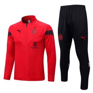 Survetement AC Milan 2022 2023 Rouge Noir Survetement AC Milan 2022 2023 Rouge Noir