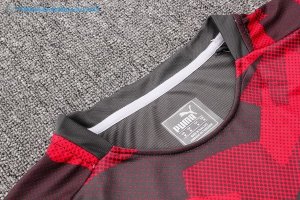 Maillot Entrainement Arsenal Ensemble Complet 2018 2019 Rouge Gris Marine