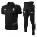 Polo Juventus Ensemble Complet 2019 2020 Noir Orange