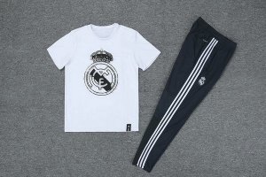 Entrainement Real Madrid Ensemble Complet 2019 2020 Blanc Bleu