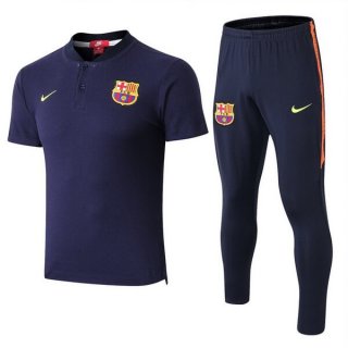 Polo Ensemble Complet Barcelona 2018 2019 Bleu Marine Polo Ensemble Complet Barcelona 2018 2019 Bleu Marine